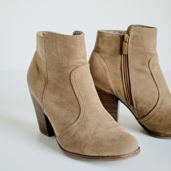 Breckelle Suede Open Toe Stiletto Heel